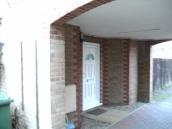 Modern 1 bedroom double glazed, electric heated flat in a cul-de-sac, with enclosed rear garden and allocated parking 